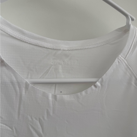 Athleta Grid Knit Tee NWT Medium - Picture 4 of 5
